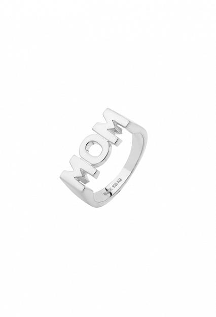 Maria Black Mom Ring Silver